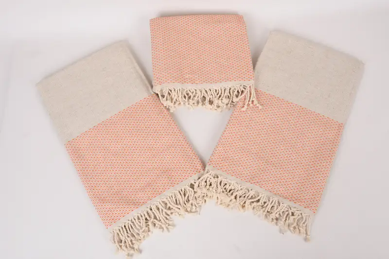 Peshtemal Towel, Bath towel, Valentines Day Gift For Her, Monogram Turkish Towel, 70x40 Cotton Polka Dot Towel, Grandma Gift, Beach Towel Gift - 6
