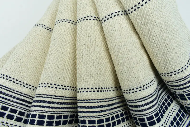 Eve Taşıma Hediyesi, 40x20 Keten Çizgili Havlu, Monogramlı El Havlusu, Yaz Hediyesi, Spa Havlu, Nedime Hediyeleri, Banyo Havlusu, Özel El Havlusu - 5