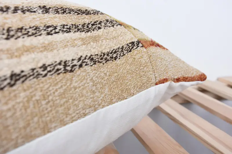 20x20 Beige Pillow, Living Room Throw Cushion Case, Gift Pillow, Sustainable Cushion Cover, Kilim Pillow, Pillow, Antique Pillows - 7