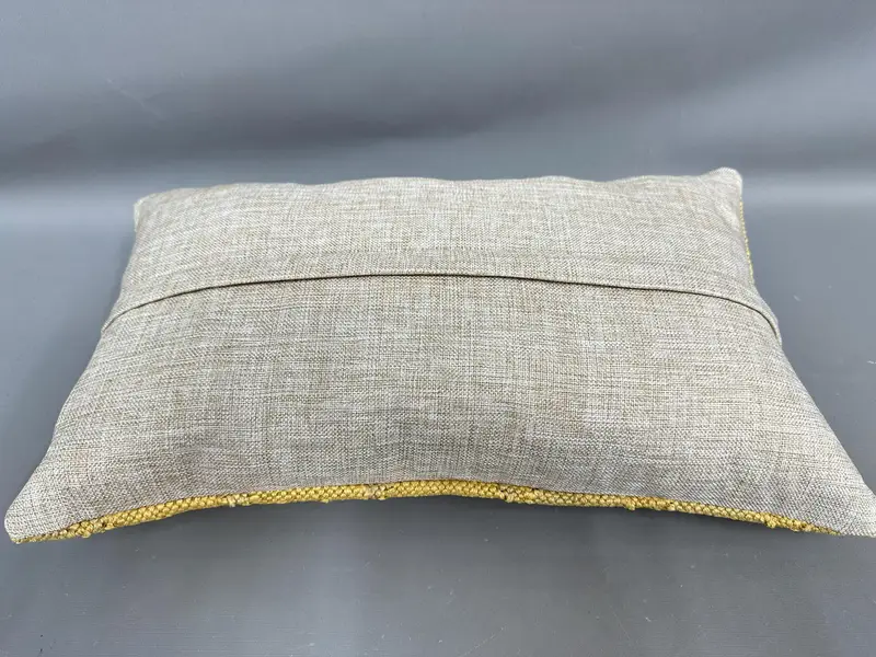 Retro Cushion Cover, 12x20 Beige Cushion, Gift Pillow, Handmade Kilim Cushion, Nautical Throw Pillow, Antique Pillows, Sofa Pillow, Cushion - 7