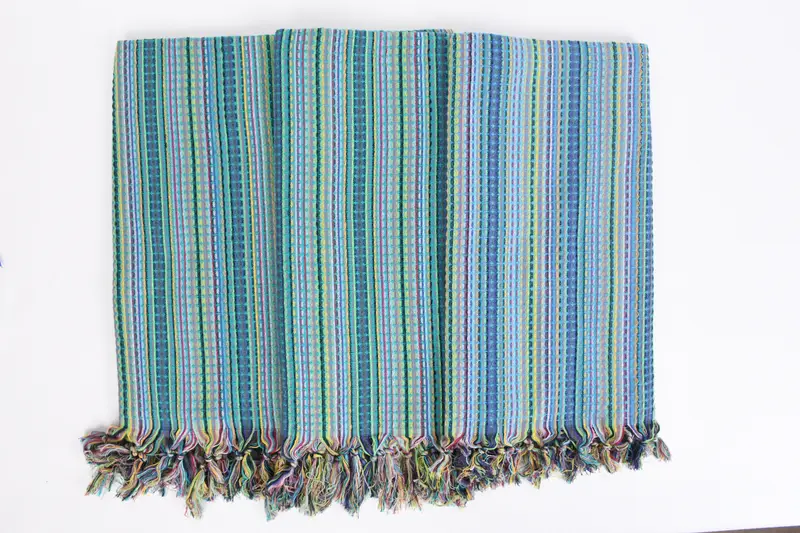 Soft towel, Handmade Turkish bath towel for summer vacation, 70x40 Cotton Waffle Towel, Housewarming Gift, Embroidered Towel, Bachelorette Favor - 7