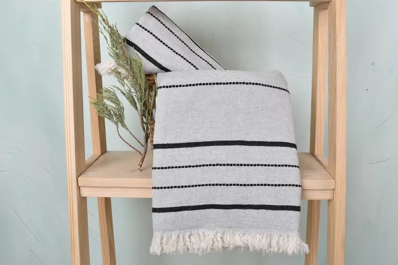 Handmade Turkish Towel, Bachelorette Gifts, 70x40 Cotton Striped Towel, Bachelorette Favor, Personalized Bridesmaid Gift, Personalized Beach Towel - 4