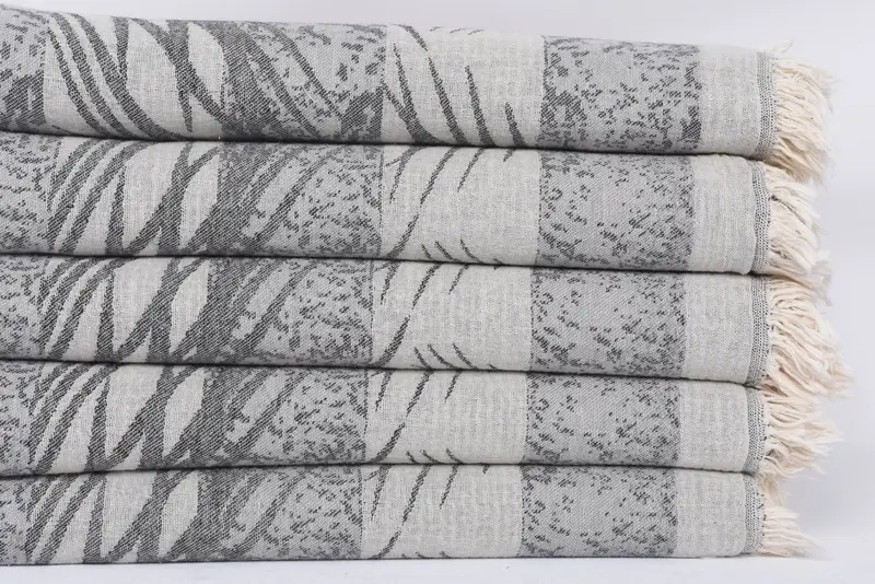 Personalized Beach Towel, Bachelor Towel, Peshtemal, Turkish bath towel, Gifts For Him, Handwoven Turkish Towel, 78x38 Cotton Floral Design Towel - 4