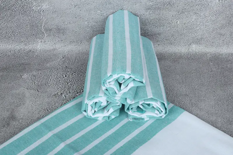 Personalized Turkish Beach Towel, Luxury Beach Towel, Best Friend Gift, Halloween Gifts, Luxury towel, Absorbent towel, 70x40 Cotton Striped Towel - 7