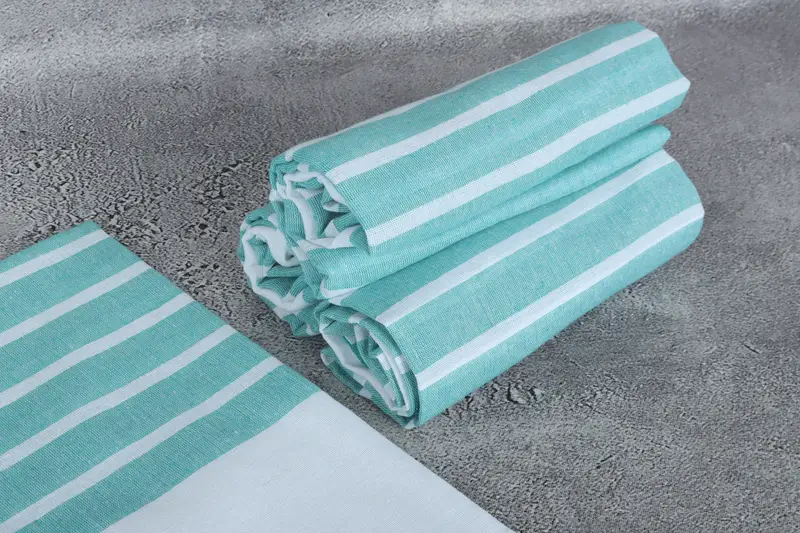 Personalized Turkish Beach Towel, Luxury Beach Towel, Best Friend Gift, Halloween Gifts, Luxury towel, Absorbent towel, 70x40 Cotton Striped Towel - 8