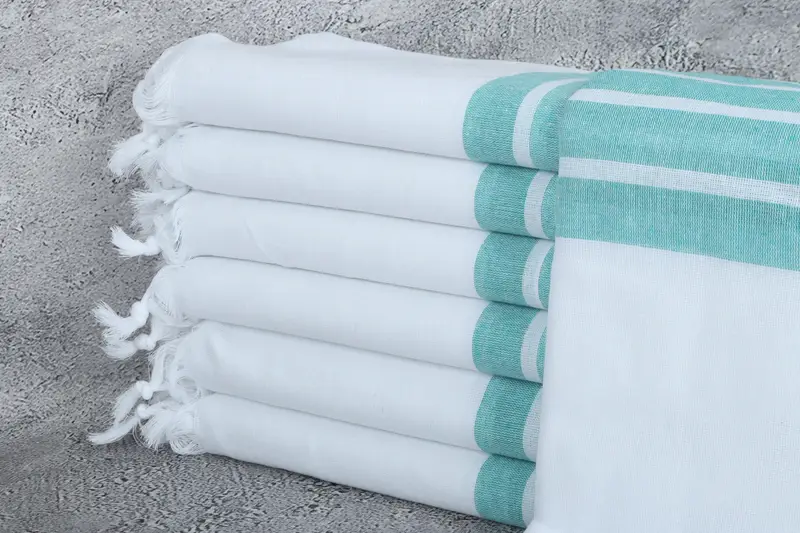 Personalized Turkish Beach Towel, Luxury Beach Towel, Best Friend Gift, Halloween Gifts, Luxury towel, Absorbent towel, 70x40 Cotton Striped Towel - 1