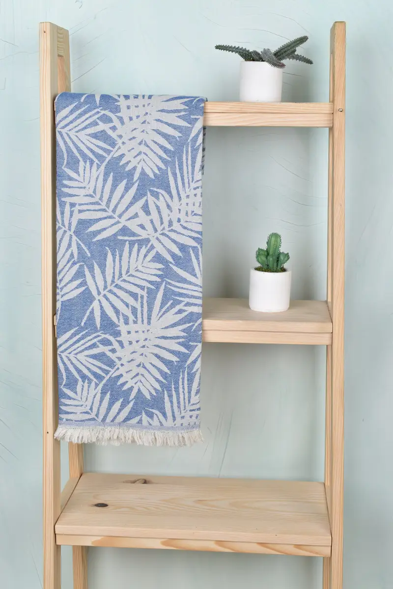 Gift For Him, 64x40 Cotton Floral Patterned Towel, Monogram Beach Towel, Peshtemal Towel, Gift Towel, Bridesmaid Gifts, Bachelorette Favors Beach - 1