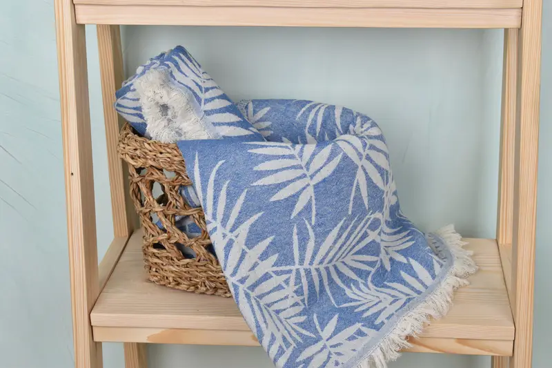 Gift For Him, 64x40 Cotton Floral Patterned Towel, Monogram Beach Towel, Peshtemal Towel, Gift Towel, Bridesmaid Gifts, Bachelorette Favors Beach - 5