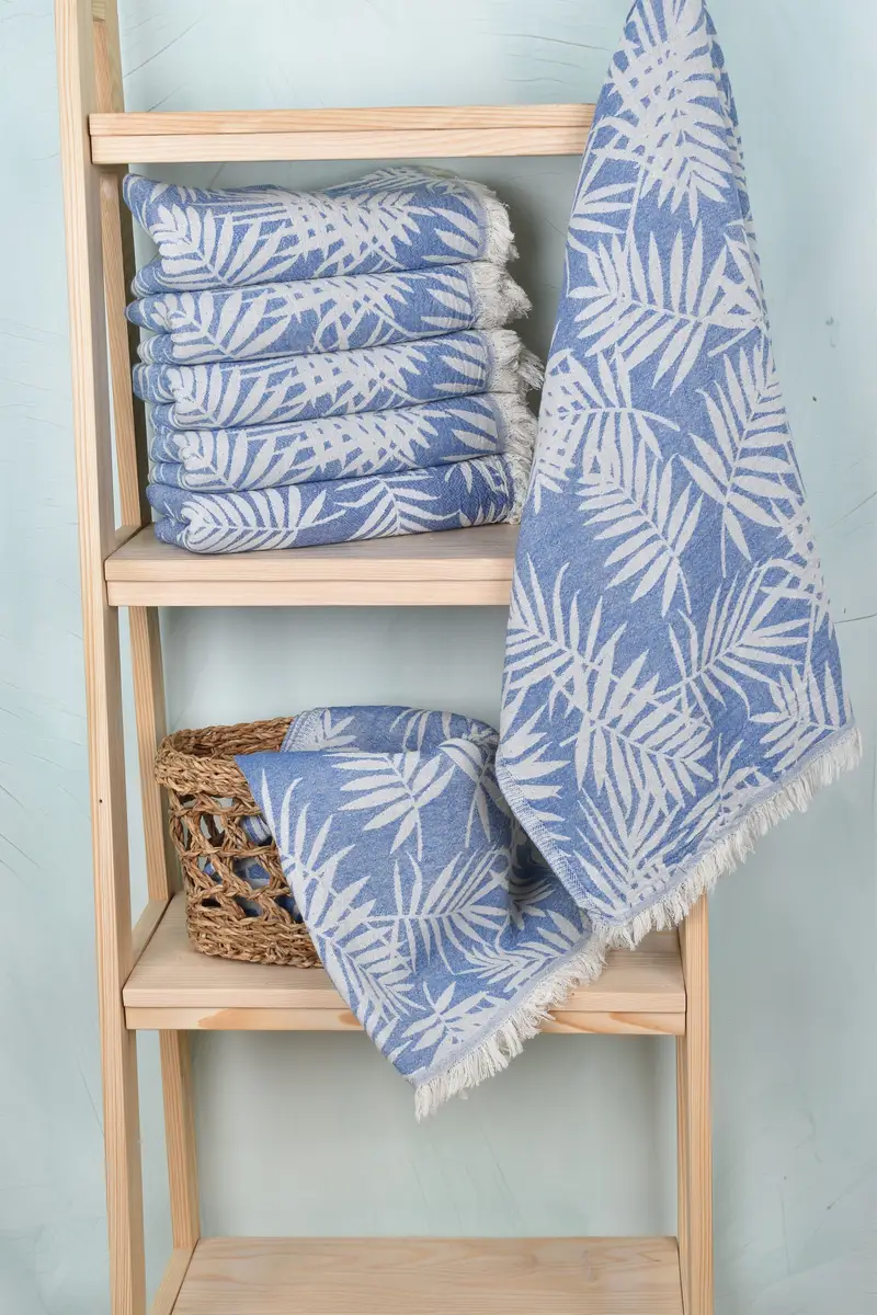 Gift For Him, 64x40 Cotton Floral Patterned Towel, Monogram Beach Towel, Peshtemal Towel, Gift Towel, Bridesmaid Gifts, Bachelorette Favors Beach - 4