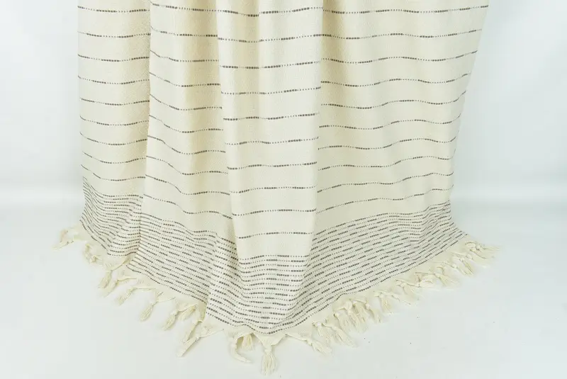 Wedding Favors, Turkish Blanket Throw, Bridal Shower Gift, Wedding Gift, 98x92 Cotton Striped Design Towel, Custom Blanket, Turkish Bedspread - 8