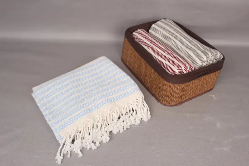 Monogram Turkish Towel, Gift For The Home Decor, Lightweight Turkish towel, 70x40 Cotton Striped Towel, Quick-dry peshtemal, Customized Towels - 7