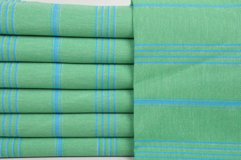 Turkish bath towel, 70x40 Cotton Striped Towel, Yoga Towel, Fouta towel, Sand-resistant Turkish towel for travel, Hammam towel, Birthday Gift - 1