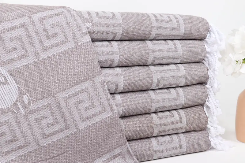Engagement Gift, Monogram Turkish Bath Towel, Hammam towel, 70x40 Cotton Patterned Towel, Custom Bath Towel, Custom Towel, Turkish bath towel - 2