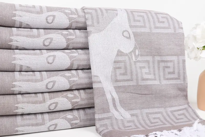 Engagement Gift, Monogram Turkish Bath Towel, Hammam towel, 70x40 Cotton Patterned Towel, Custom Bath Towel, Custom Towel, Turkish bath towel - 3