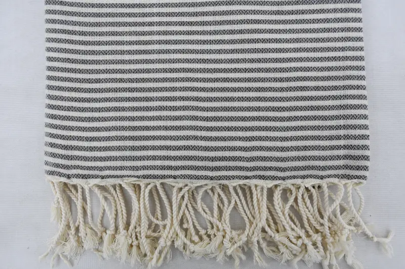 Bridal Shower Gift, Custom Beach Towel, Turkish Bath Towel Set, Mother Of The Groom Gift, Personalized Turkish Towel, 68x40 Cotton Striped Towel - 5