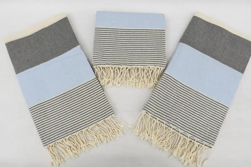 Bridal Shower Gift, Custom Beach Towel, Turkish Bath Towel Set, Mother Of The Groom Gift, Personalized Turkish Towel, 68x40 Cotton Striped Towel - 8