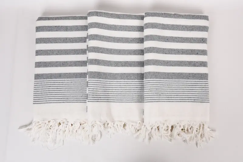 Organic Turkish towel, Bachelor Bachelorette Party Favors, 68x40 Cotton Striped Terry Towel, Holiday Towel, Bridal Shower Favor, Summer Gift - 7