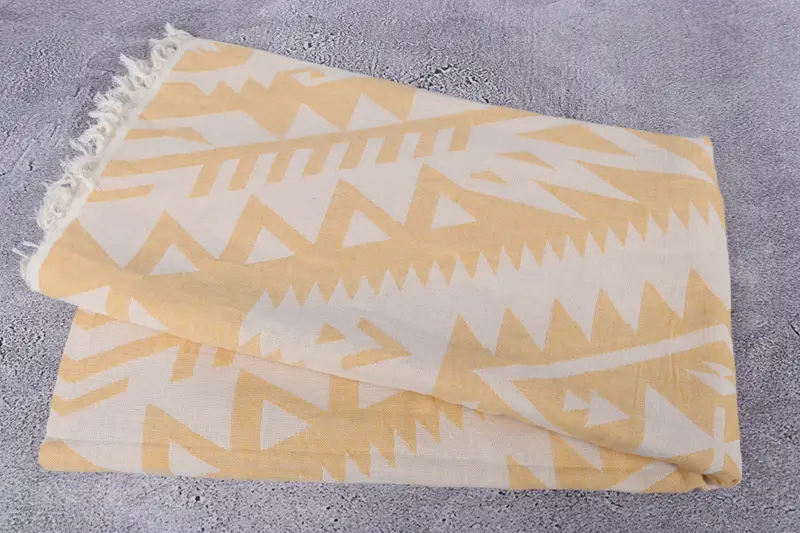 Anniversary Gift For Her, Beach Theme Wedding Gift, Embroidered Towel, Quick-dry towel, Personalized Gifts, 76x40 Cotton Geometric Towel - 7