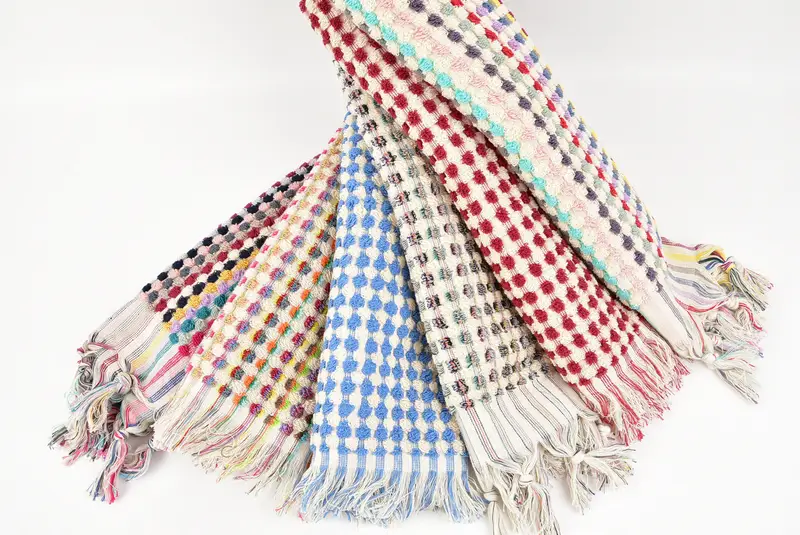 40x20 Baumwoll -Pom -Pom -Handtuch, Hochzeitstagsgeschenk, personalisiertes Küchentuch, kleine Badetücher, Spageschenke, Weihnachtsgeschenke, personalisierte Geschenke - 4