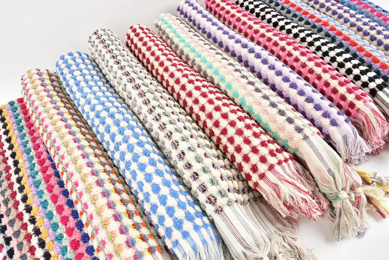 40x20 Baumwoll -Pom -Pom -Handtuch, Hochzeitstagsgeschenk, personalisiertes Küchentuch, kleine Badetücher, Spageschenke, Weihnachtsgeschenke, personalisierte Geschenke - 8