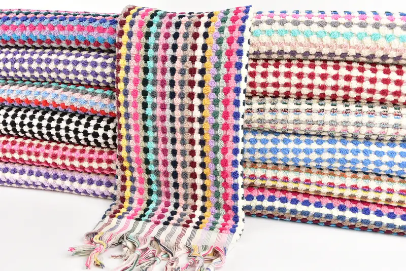 40x20 Baumwoll -Pom -Pom -Handtuch, Hochzeitstagsgeschenk, personalisiertes Küchentuch, kleine Badetücher, Spageschenke, Weihnachtsgeschenke, personalisierte Geschenke - 2