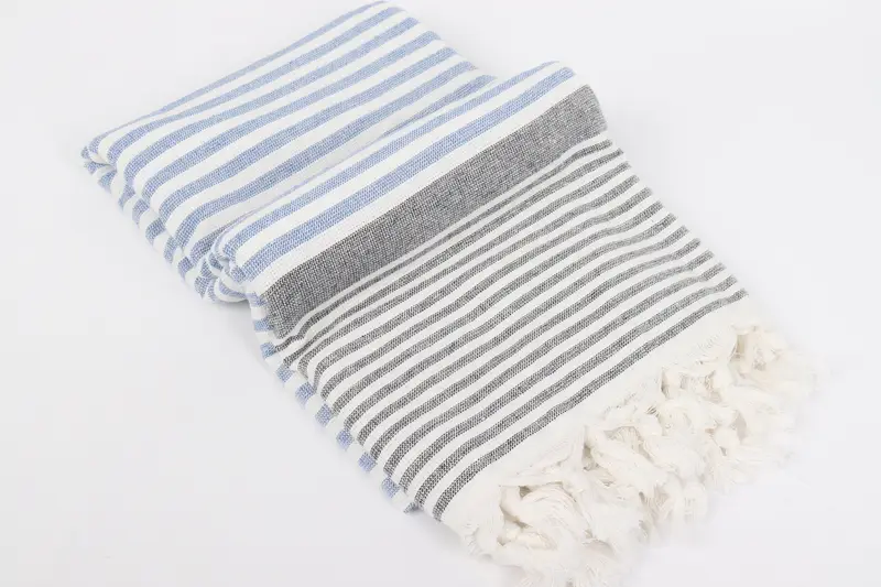Lightweight towel, Custom Wedding Gift, 68x40 Cotton Striped Terry Towel, Bridal Gifts, Beach Towel Bulk, Bridal Shower Gift, Turkish Bath Towel USA - 6