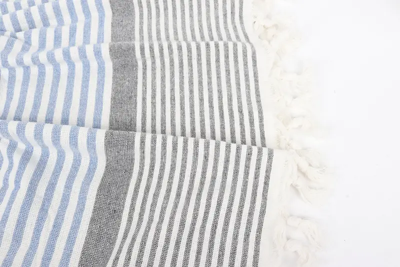 Lightweight towel, Custom Wedding Gift, 68x40 Cotton Striped Terry Towel, Bridal Gifts, Beach Towel Bulk, Bridal Shower Gift, Turkish Bath Towel USA - 8