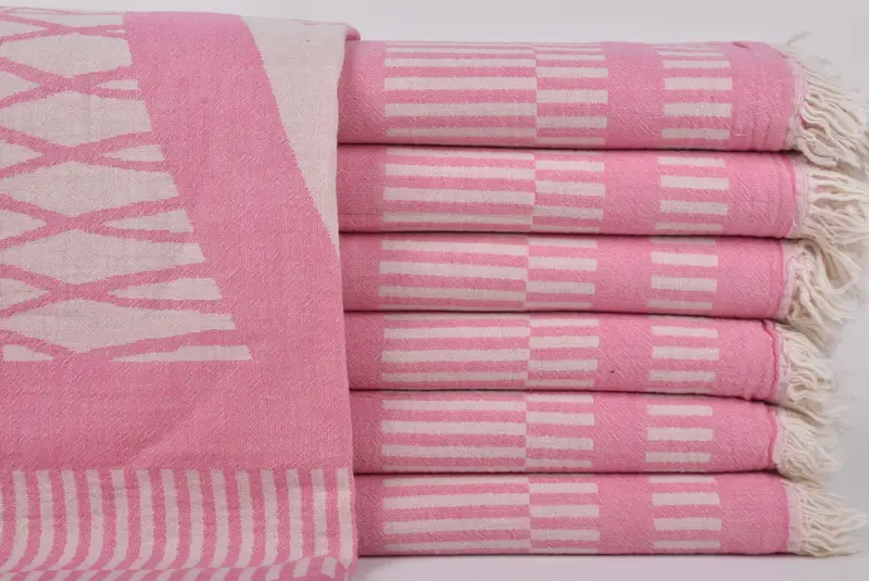 70x38 Cotton Fish Design Towel, Personalized Turkish Towel, Thin towel, Gift For Coworker, Personalized Turkish Beach Towel, Custom Towel - 1