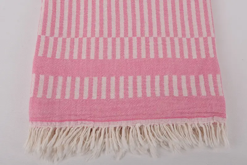 70x38 Cotton Fish Design Towel, Personalized Turkish Towel, Thin towel, Gift For Coworker, Personalized Turkish Beach Towel, Custom Towel - 4