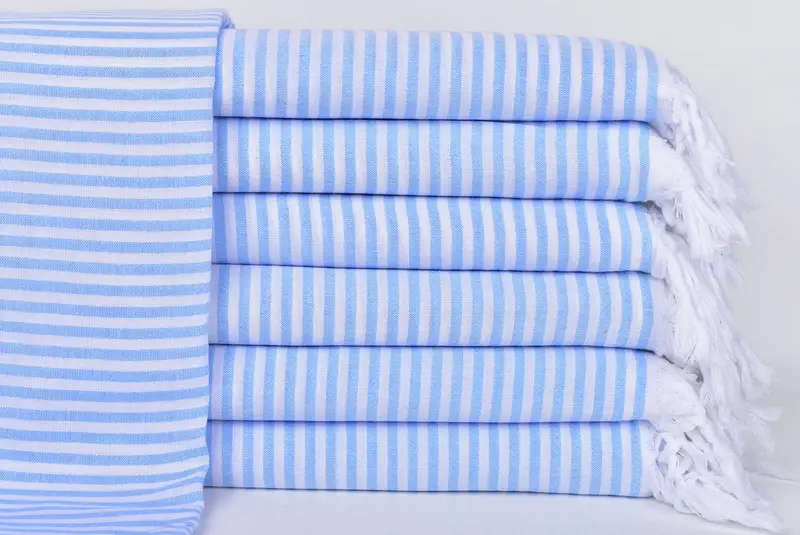 68x36 Cotton Striped Towel, Personalized Turkish Towel, Christmas Gift, Custom Wedding Gifts, Customized Turkish Towel, Peshtemal Towel, Guest Towel - 1