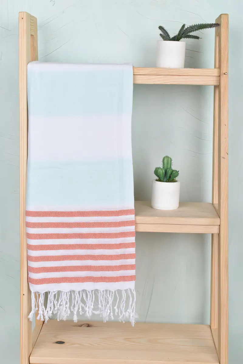 Cotton towel, Wedding Favors, Gym Towel, 70x40 Cotton Striped Towel, Monogrammed Turkish Towel, Luxury towel, Wedding Hand Made Gift, Unique Gift - 8