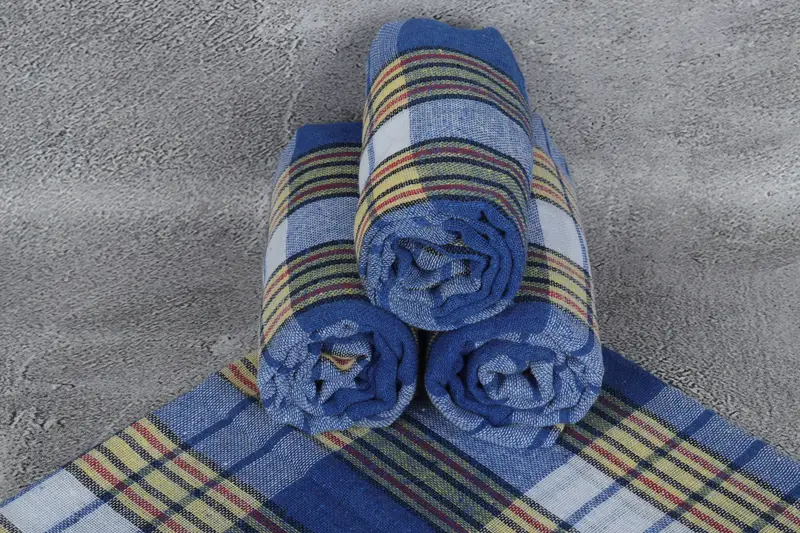 68x32 Cotton Striped Towel, Embroidered Towel, Monogram Beach Towel, Gift Boxes Towel, Bachelor Towel, Beach Towel Monogram, Handmade Gift - 6