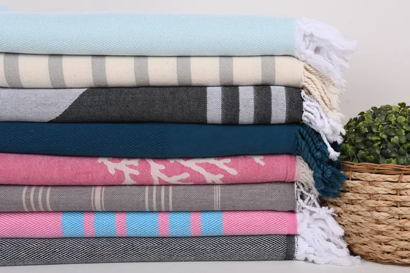 Custom Wedding Gift, Personalized Wedding Gift, Embroidery Towels, Beach Towel Monogram, Bachelorette Party Gift, 70x40 Cotton Set of 8 Towel - 2