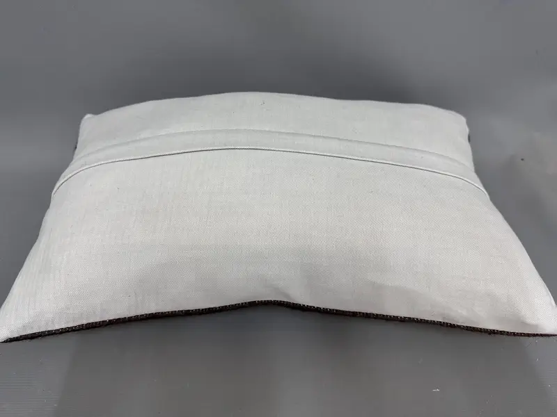 12x20 Brown Pillow Sham, Cushion Case, Throw Kilim Pillow, Boho Throw Pillow, Boho Pillow Sham Cover, Interior Designer Pillow - 7