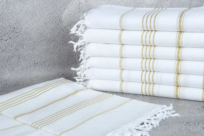 70x40 Cotton Striped Towel, Girls Weekend Getaways Ideas, Thin towel, Monogram Turkish Towel, Gift For Best Friend, Organic Towel, Lightweight towel - 2