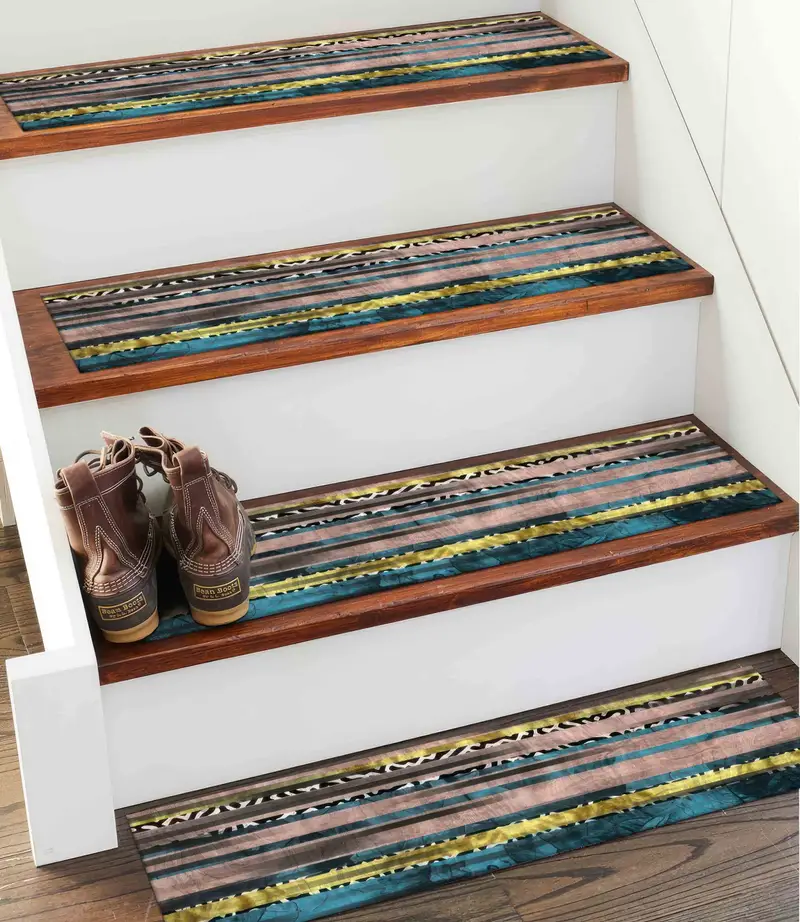 Pink Ethnic Pattern Printed Rug: Stair & Dressing Room Decor