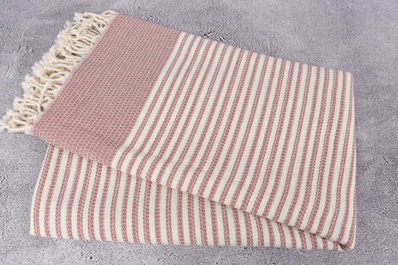 68x40 Cotton Striped Towel, Gift For Him, Housewarming Gift, Spa Towel, Personalized Home Gift Wedding, Sand-resistant towel, Bridal Party Gifts - 6