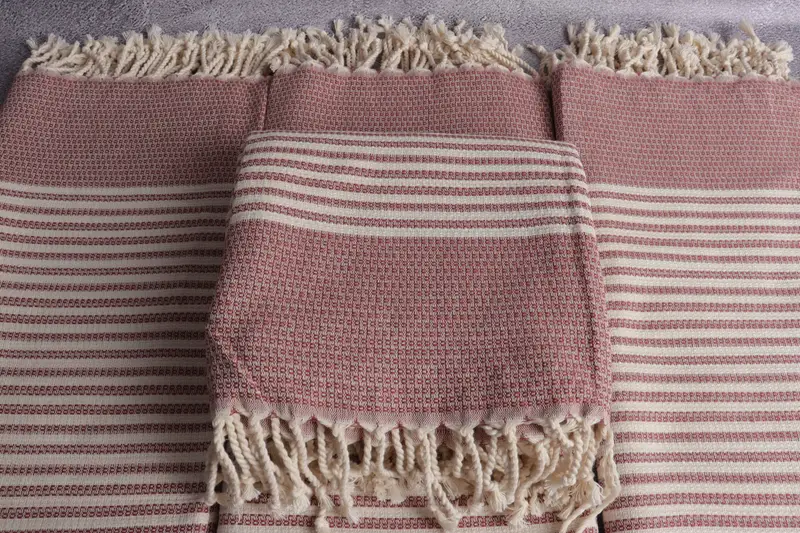 68x40 Cotton Striped Towel, Gift For Him, Housewarming Gift, Spa Towel, Personalized Home Gift Wedding, Sand-resistant towel, Bridal Party Gifts - 4