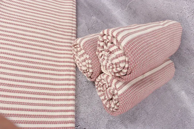 68x40 Cotton Striped Towel, Gift For Him, Housewarming Gift, Spa Towel, Personalized Home Gift Wedding, Sand-resistant towel, Bridal Party Gifts - 8