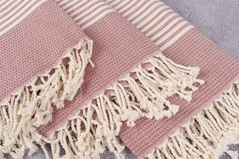 68x40 Cotton Striped Towel, Gift For Him, Housewarming Gift, Spa Towel, Personalized Home Gift Wedding, Sand-resistant towel, Bridal Party Gifts - 5