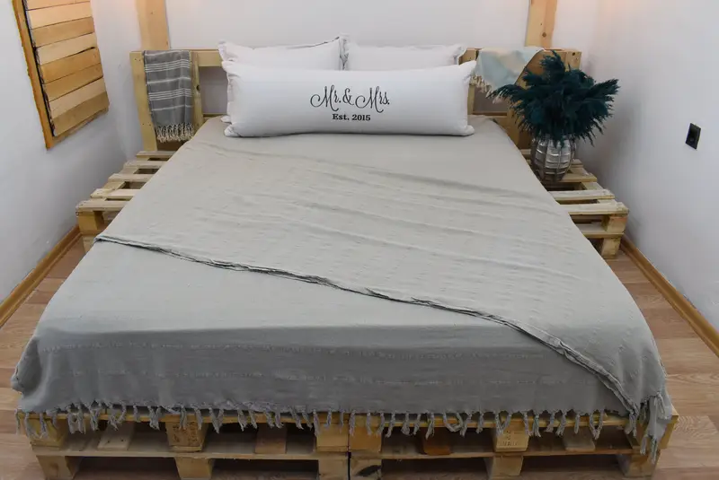 Tischdecke, Bachelorette Party Geschenke Brautjungfern, gewebte Wurfdecke, bestes Hochzeitsgeschenk, dekorative Decke, 92x70 Baumwoll -Stonewashed Handtuch - 8