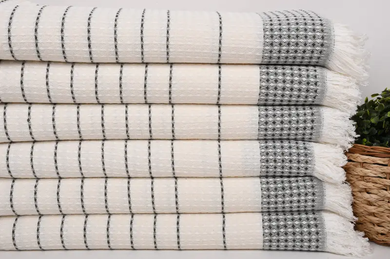 Soft towel, Luxury towel, Turkish Towel Set, Monogram Towels, Bachelor Party Favors, Yoga Towel, Turkish beach towel, 70x40 Cotton Waffle Towel - 2
