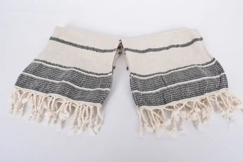 Summer Towel, Small Bath Towels, Organic Towel, Birthday Gift, 40x20 Linen Striped Towel, Turkish Hand Towel, Summer Gift, Gym Towel, Wedding Gift - 6