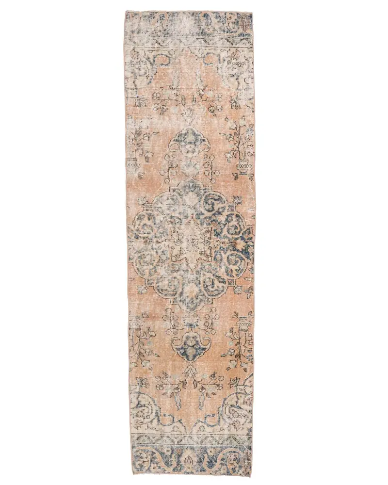 ブルー、オレンジ カモフラージュ ラグ、2.2x7.8 フィート シックな装飾