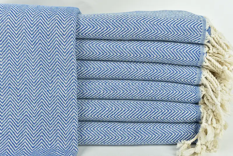 70x40 Cotton Herringbone Towel, Gifts For Him, Bachelorette Party Favors Beach, Personalized Bridesmaid Gift, Organic Towel, Monogram Turkish Towel - 1