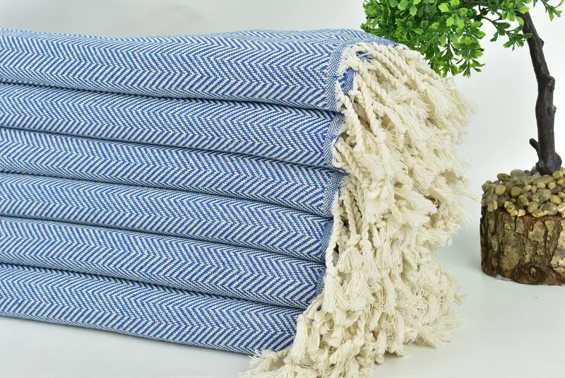 70x40 Cotton Herringbone Towel, Gifts For Him, Bachelorette Party Favors Beach, Personalized Bridesmaid Gift, Organic Towel, Monogram Turkish Towel - 3