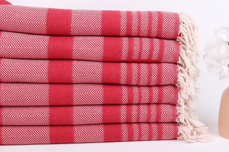 Bridal Shower Favors, 68x38 Cotton Chevron Towel, Personalized Gift For Her, Organic towel, Personalized Towel, Bachelorette Party Gifts For Bride - 3