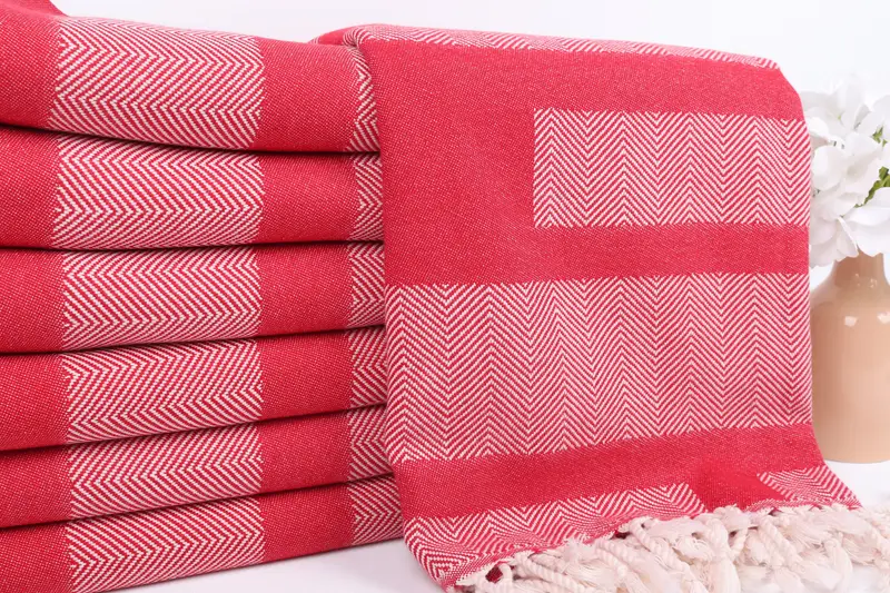 Bridal Shower Favors, 68x38 Cotton Chevron Towel, Personalized Gift For Her, Organic towel, Personalized Towel, Bachelorette Party Gifts For Bride - 2
