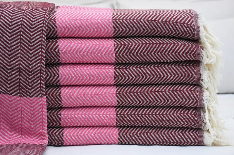 Throw Blanket Couch, Turkish Blanket Throw, 84x80 Cotton Chevron Towel, Embroidered Bedspread, Throw Blanket, Bridesmaid Gifts, Christmas Tablecloth - 2