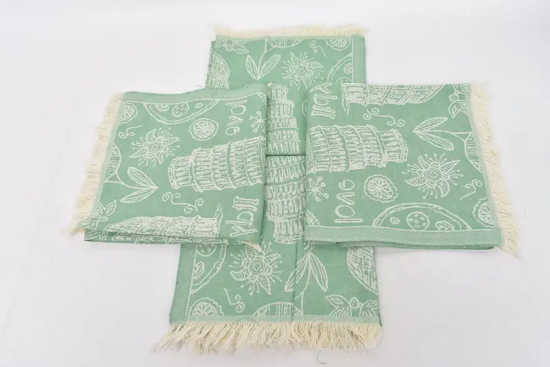 Personalized Hand Towel, Best Friend Gift, Bridal Party Gifts, 28x20 Cotton Italian Symbols Design Towel, Personalized Gifts, Monogram Hand Towel - 7